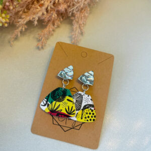 Multicolor Statement Earring