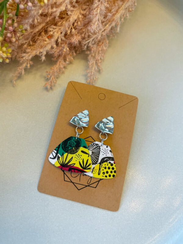 Multicolor Statement Earring