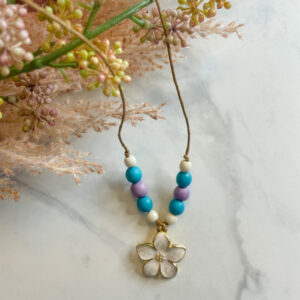 White Flower Everyday Necklace