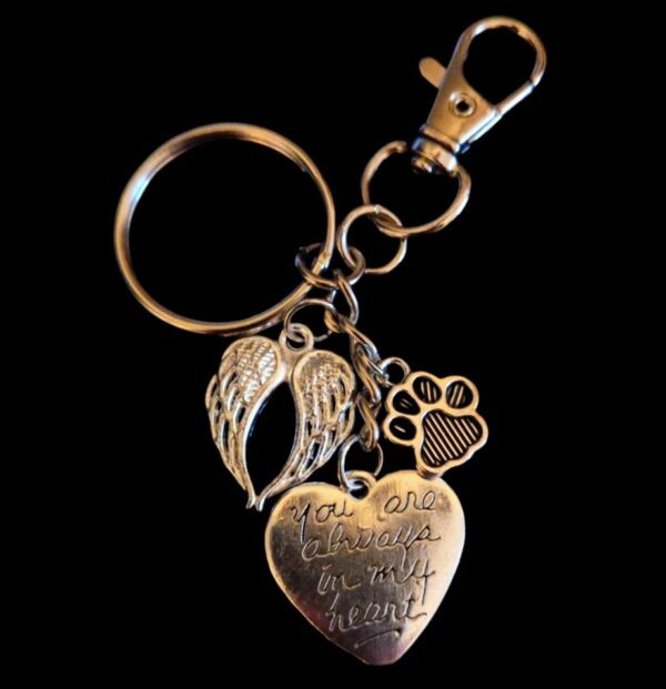 Memorial Keychain for Loss of Pet