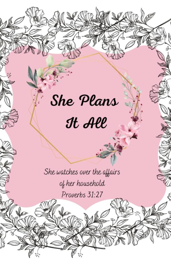 She Plans It All Christian Planner (undated/monthly/weekly)