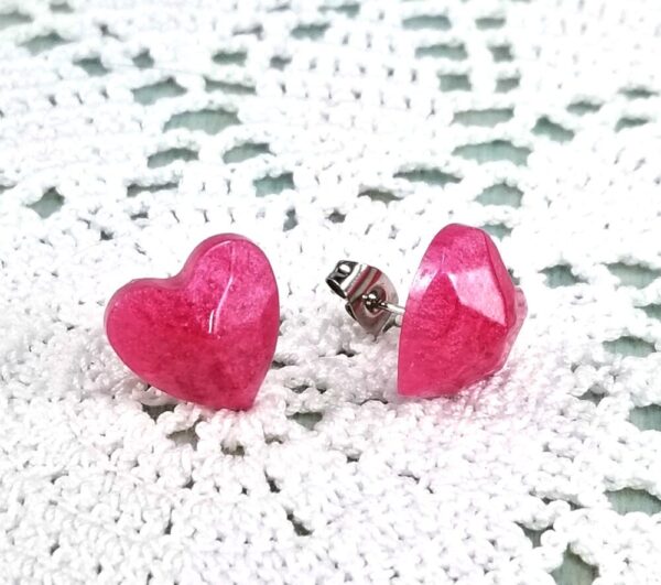 Pink Heart Stud Earring Pack