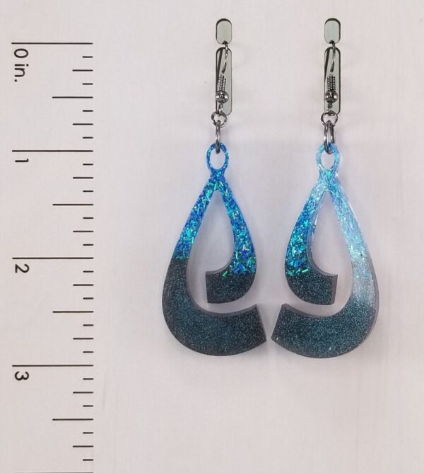 Black and Turquoise Earrings