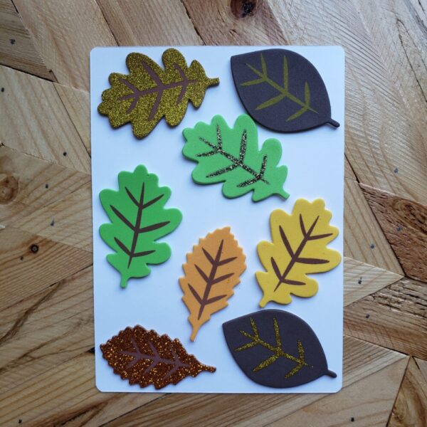 Fall Leaves Themed Foam Sticker Set – Limited Edition