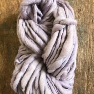 Logwood dyed merino, lavender handspun luxury yarn, 50 yards