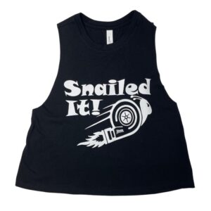 Snailed It Crop Tank
