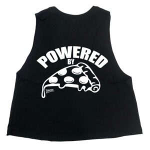 Powered by Pizza Crop Tank
