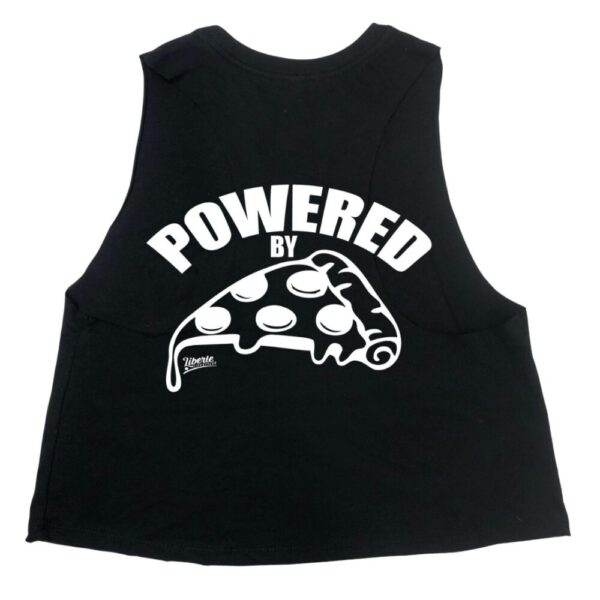 Powered by Pizza Crop Tank