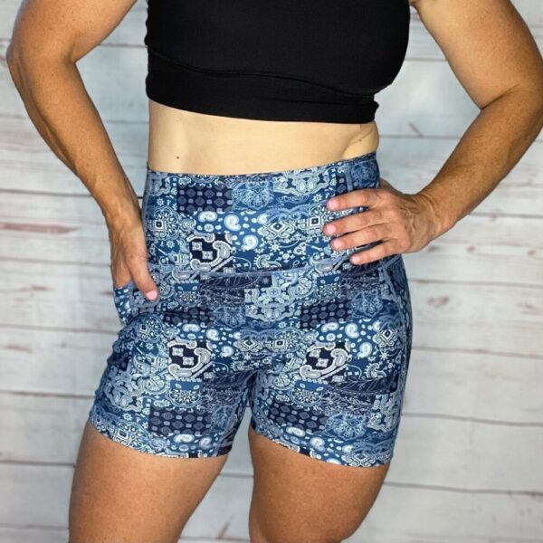 Blue Bandana 5″ Lifestyle Shorts – FINAL SALE – 2XL & 3XL ONLY