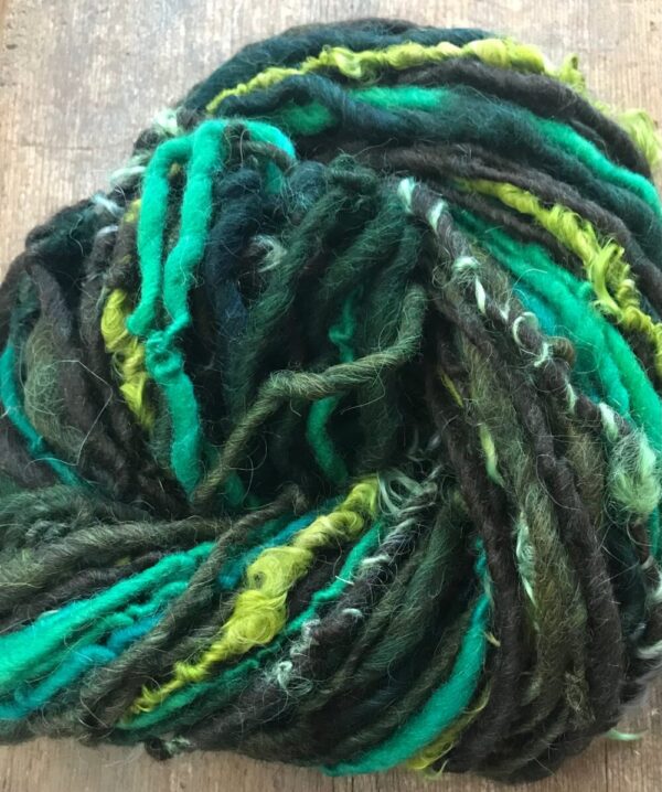 Swamp Witch handspun yarn, 76 yards