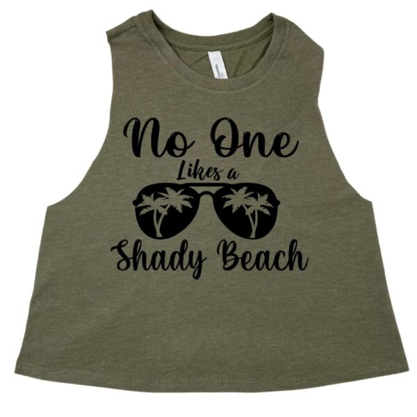 Shady Beach Crop Tank