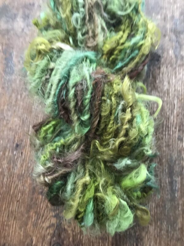 Bracken Lincoln wool locks yarn, 50 yards