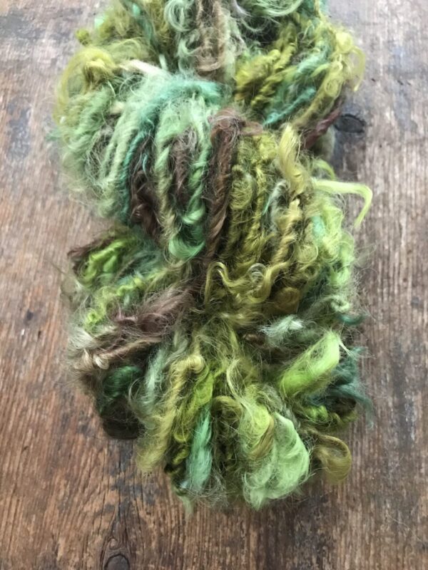 Bracken Lincoln wool locks yarn, 50 yards