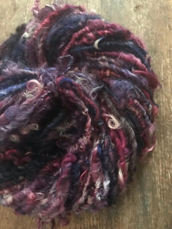 Tiny Dancer  – Lincoln wool locks yarn, 50 yards