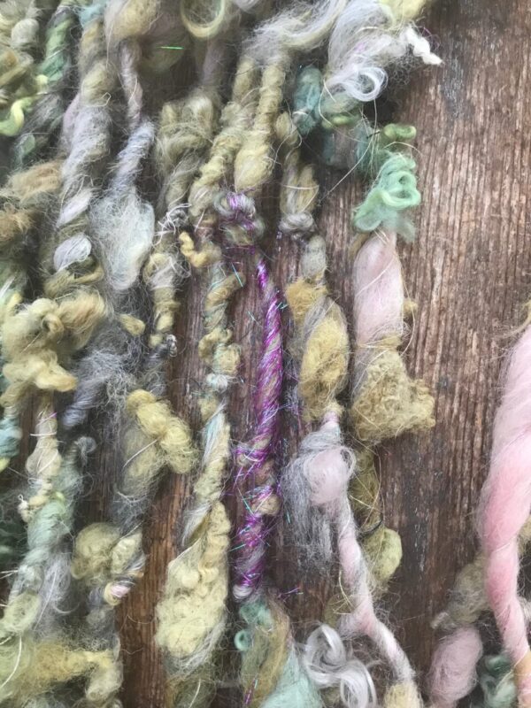Fairy Magic chunky wrapped art yarn, 30 yards