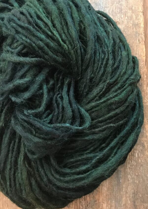 Enchanted Forest dyed handspun yarn, 150 yards