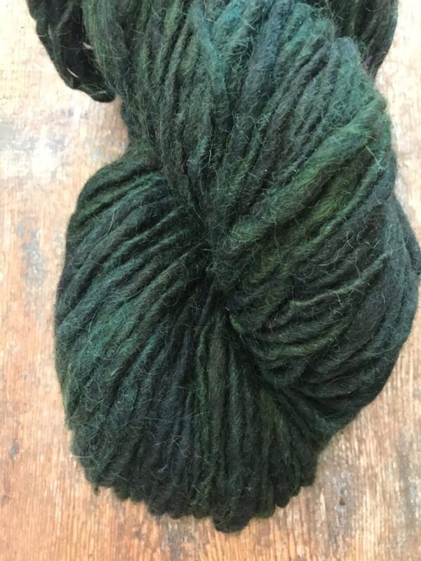 Enchanted Forest dyed handspun yarn, 150 yards