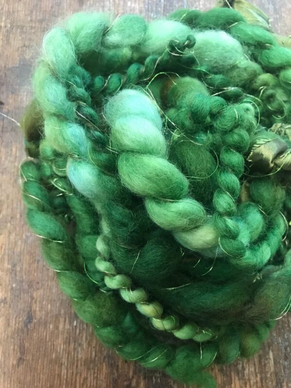 Edamame handspun yarn, 10 yards
