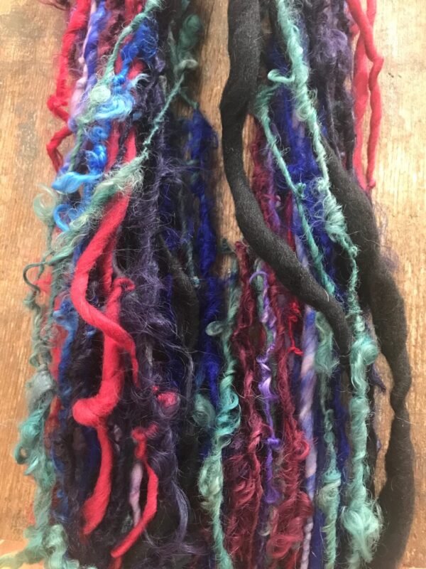 Empress  – colorful jewel toned yarn, 50 yards