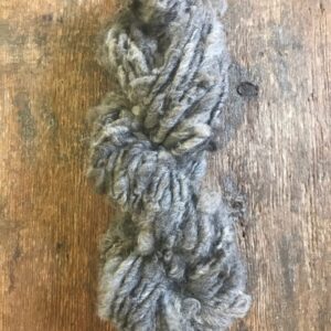 Natural grey alpaca handspun yarn, 50 yards