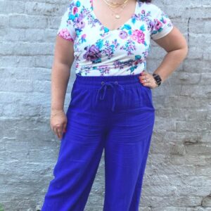 Living For This Moment Pants – Cobalt Blue