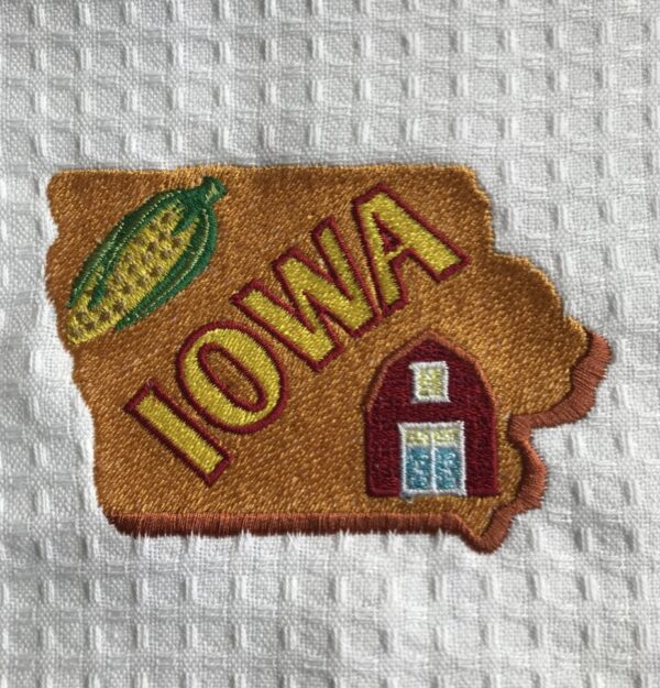 Iowa Waffle towel
