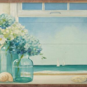 Seaside Hydrangea By Julia Purinton – Kendrick Home Wood Sign