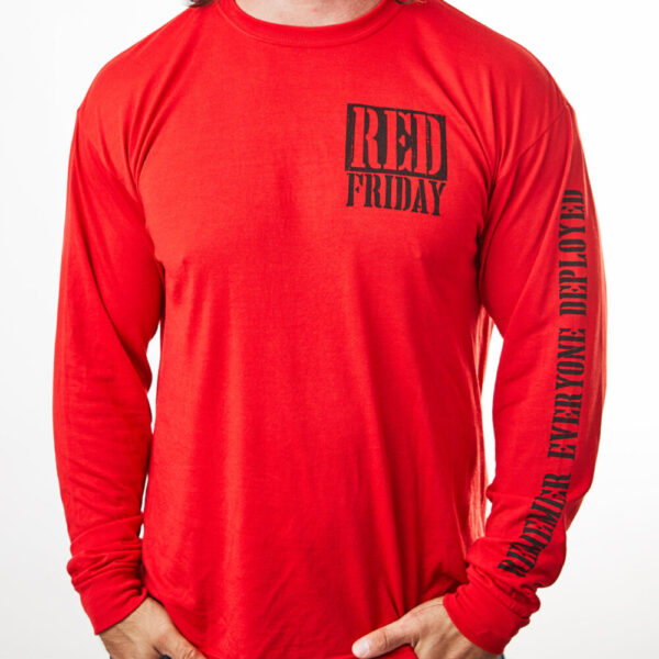 RED Friday Flag Long Sleeve T-Shirt