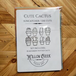 Cactus Themed Die Cut – Suncatcher Kit