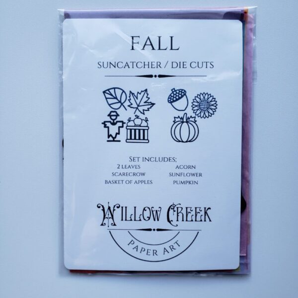 Fall Themed Die Cut – Suncatcher Kit