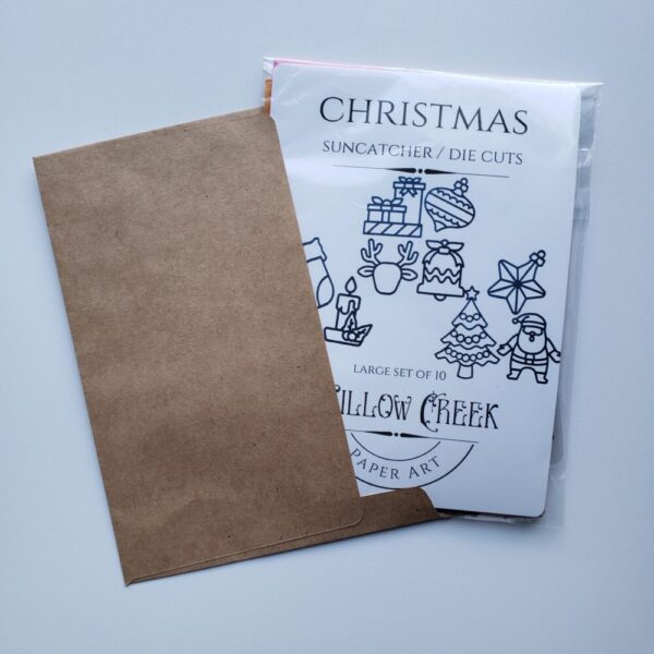 Christmas Themed Die Cut – Suncatcher Kit