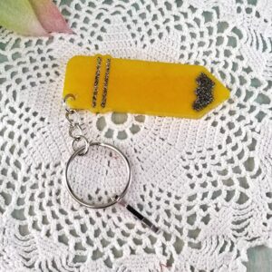 Pencil Keychain with Clip