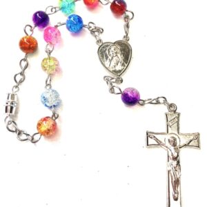 Handmade Multi Color Car Rosary
