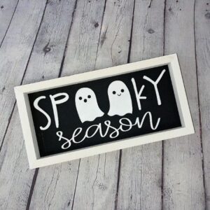 Spooky Season Halloween Farmhouse Sign