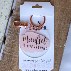 “Mindset Is Everything” Key Chain