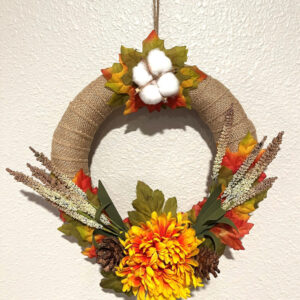 10″ Fall Wreath  Item #3251