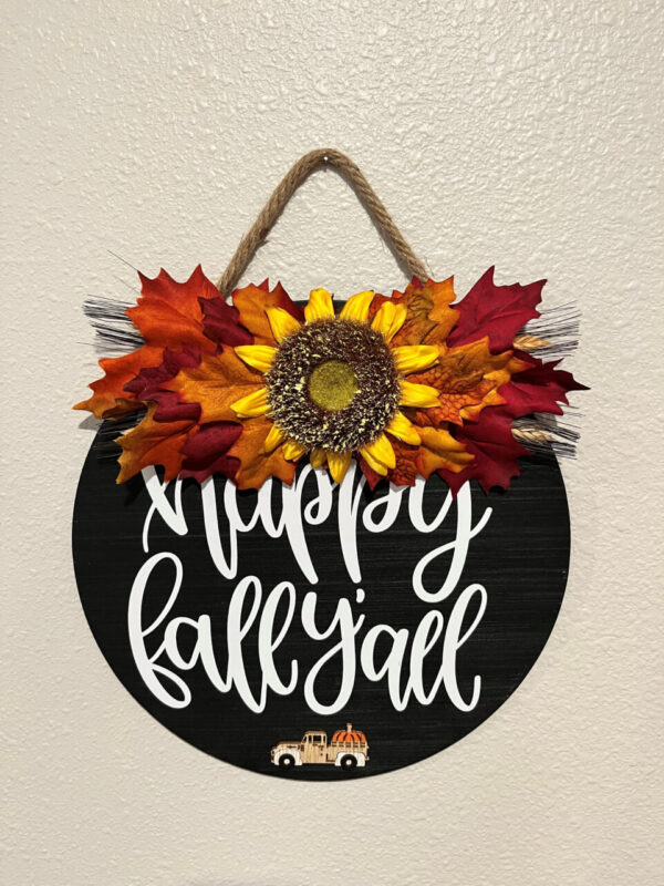Round Fall Sign Item #3857