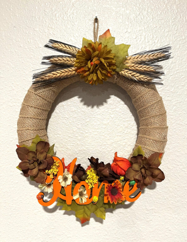 10″ Fall Wreath  Item #3252