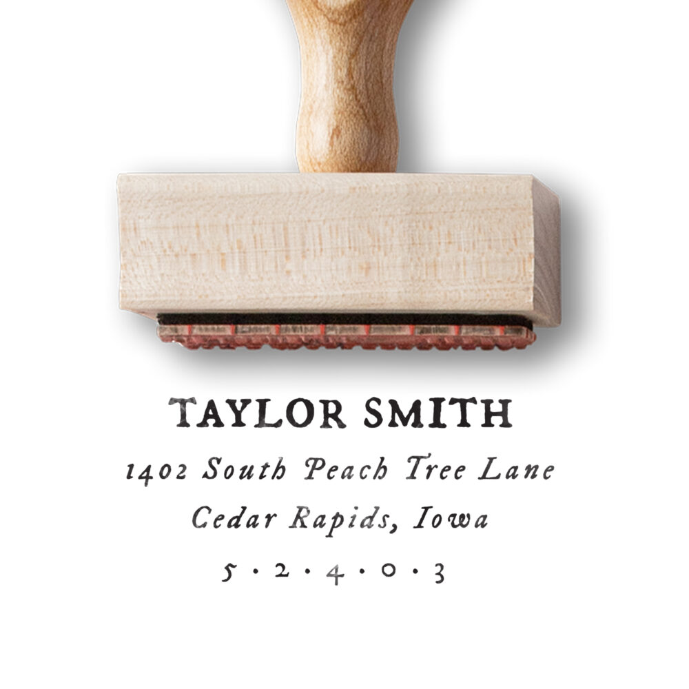 Personalized Stamp for Wood