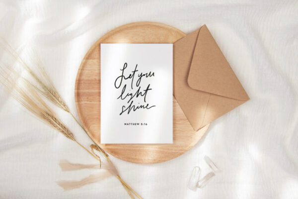 Let Your Light Shine Greeting Card