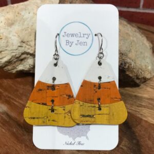 Candy Corn Earrings