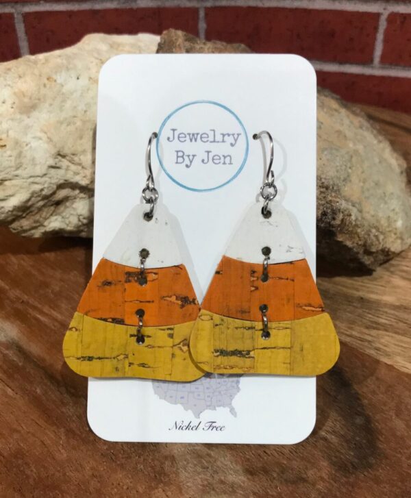 Candy Corn Earrings