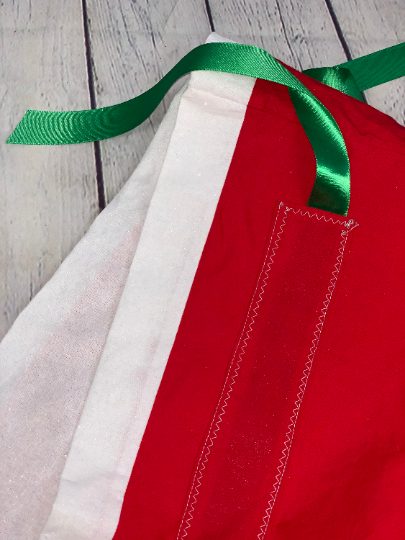Personalized Extra Large Reusable Christmas Gift Bag | Santa Bag | Reusable wrapping | Fabric Gift Bag
