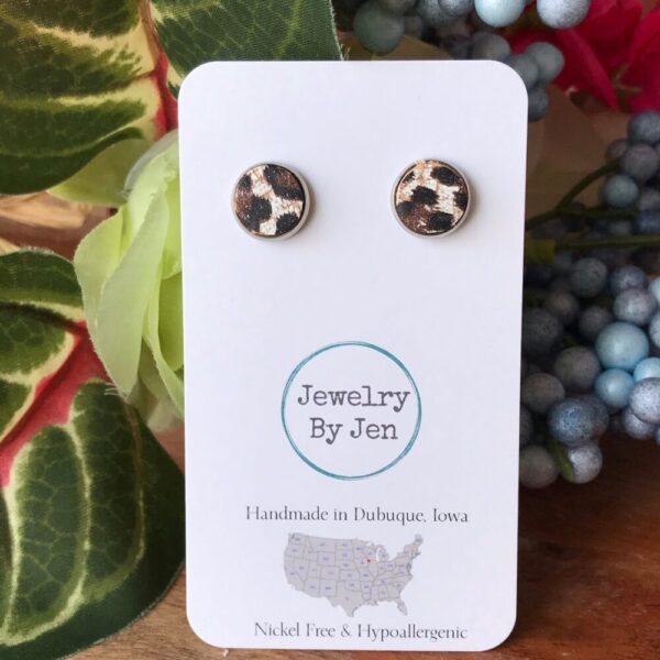 Baby Cheetah Studs