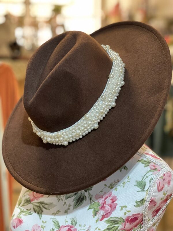 Pearl Wide Brim Panama Hats