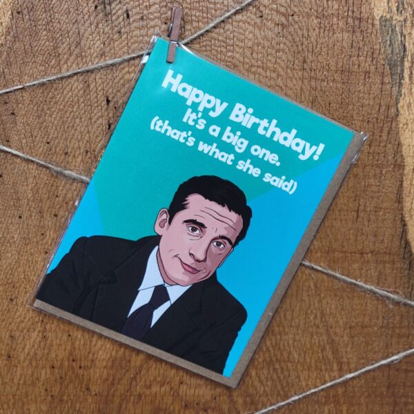 It’s a big one – The Office Birthday Card