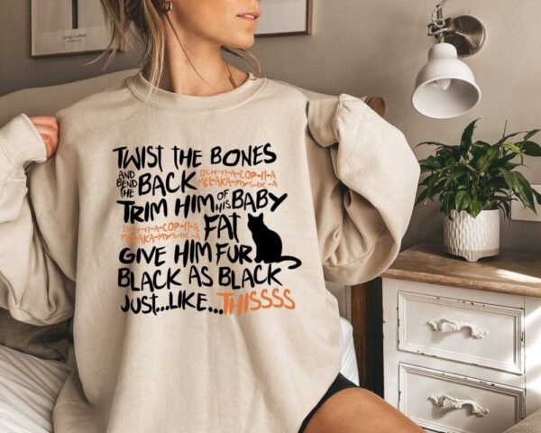 Twist The Bones and Bend The Back Crew Neck