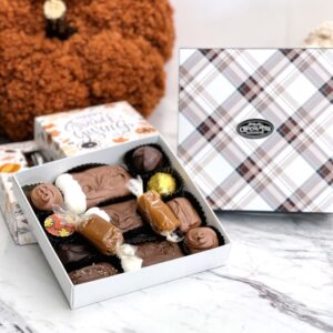 Plaid Fall and Thanksgiving Holiday Gift Assortment Box