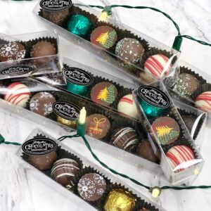 Truffle Gift Tubes – Holiday Truffle Assortment