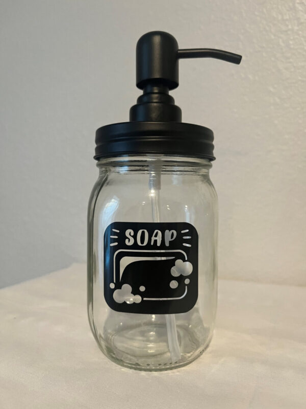 Mason Jar Soap/Lotion Dispenser  Item #3254